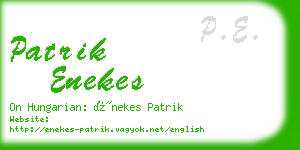 patrik enekes business card